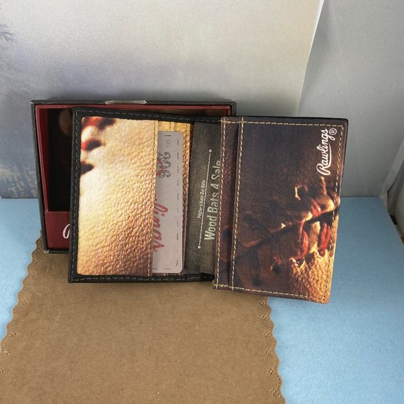 Rawlings Baseball Wallet Card Holder - Picture 4 of 5